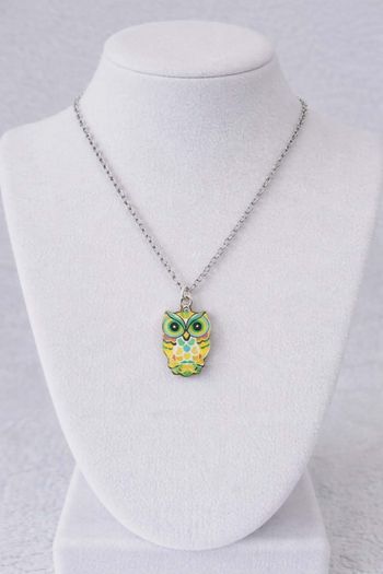 Collier pendentif hibou 