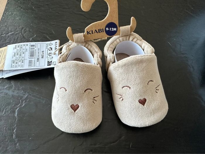 Chausson animaux velours