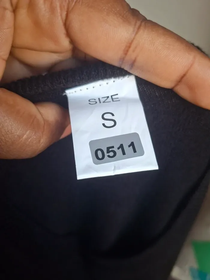 Pull noir basique col rond femme S, neuf - photo numéro 6