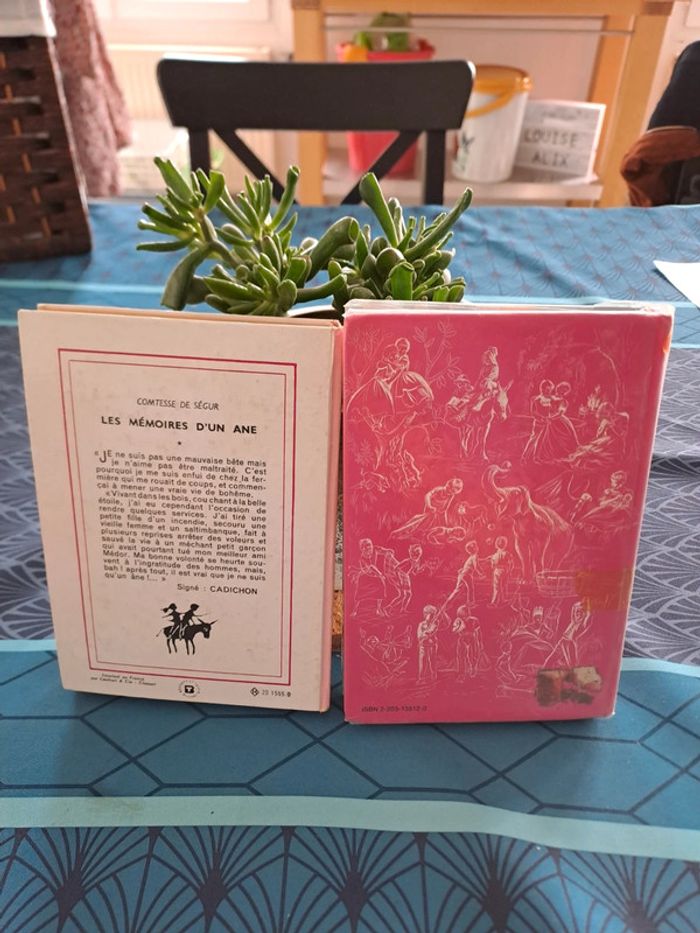 Lot 2 livres Bibliothèque Rose, Comtesse de Ségur - photo numéro 2