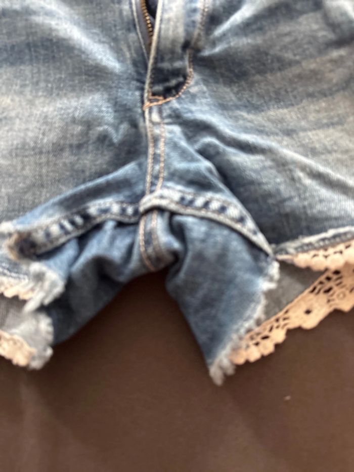 short jeans dentelle - photo numéro 4