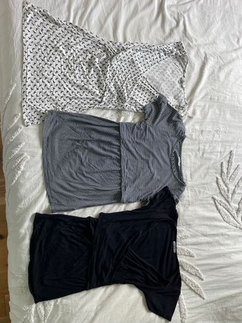 Lot 3 t-shirt grossesse/allaitement