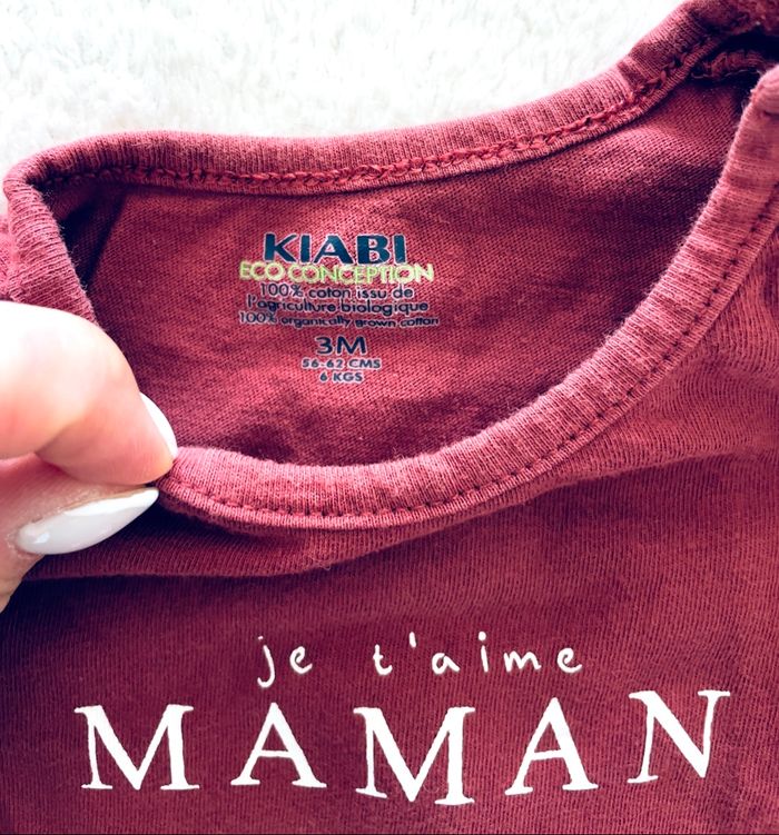 Lot de 3 tee-shirts manches longues « Kiabi » 3 mois - photo numéro 2