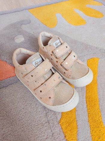 Chaussures Naturino Cocoon VL coeurs paillettes neuves 24