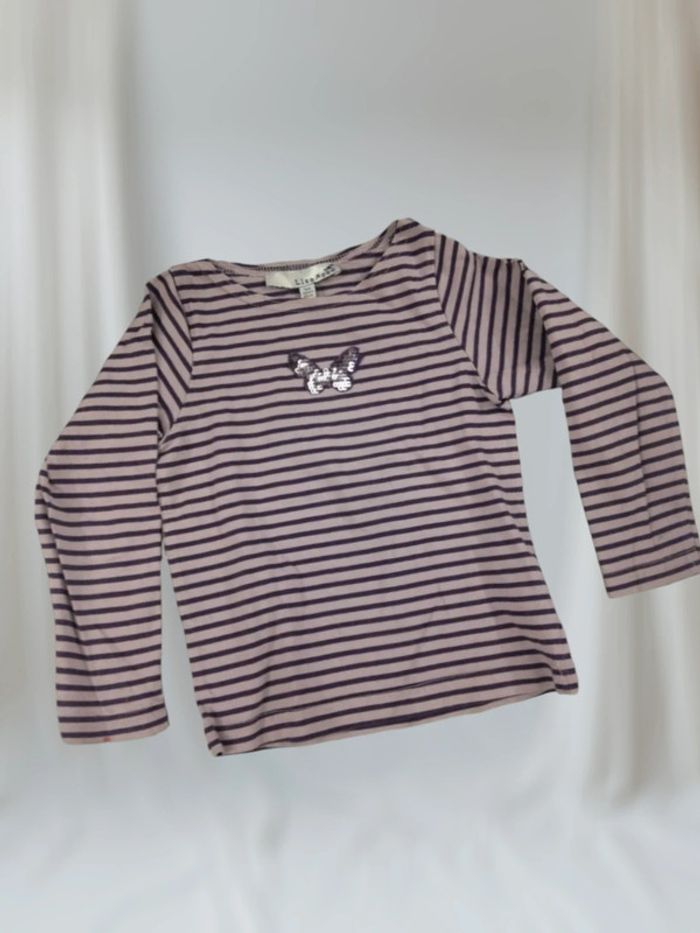 tee shirt manche longue rayure 🤍