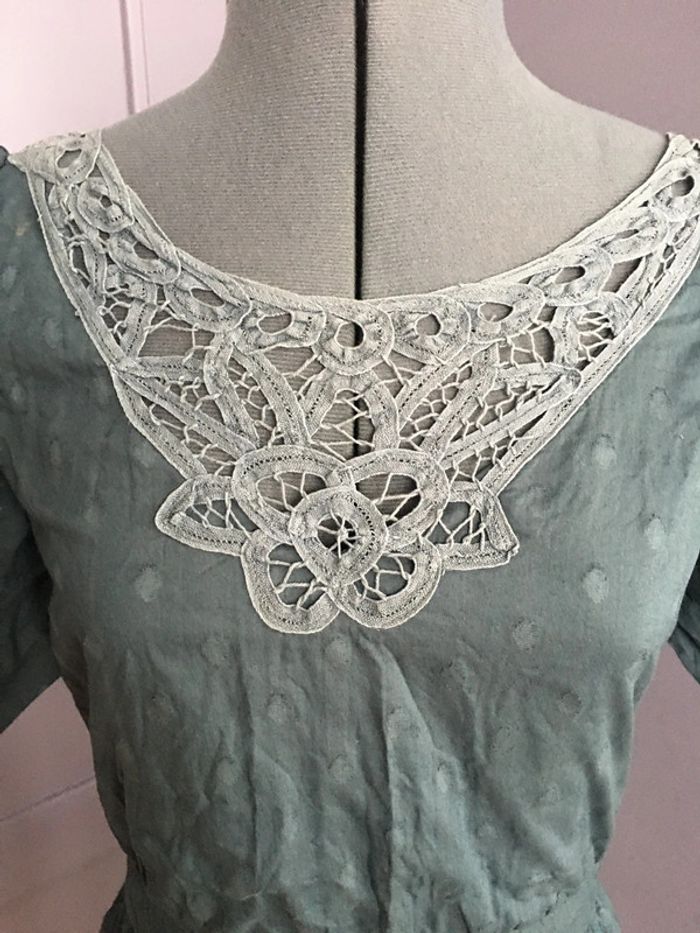 Robe manches bouffantes coton - photo numéro 4