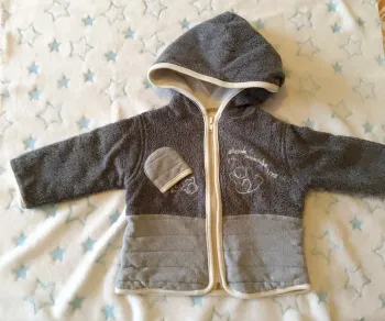 Manteau hiver gris