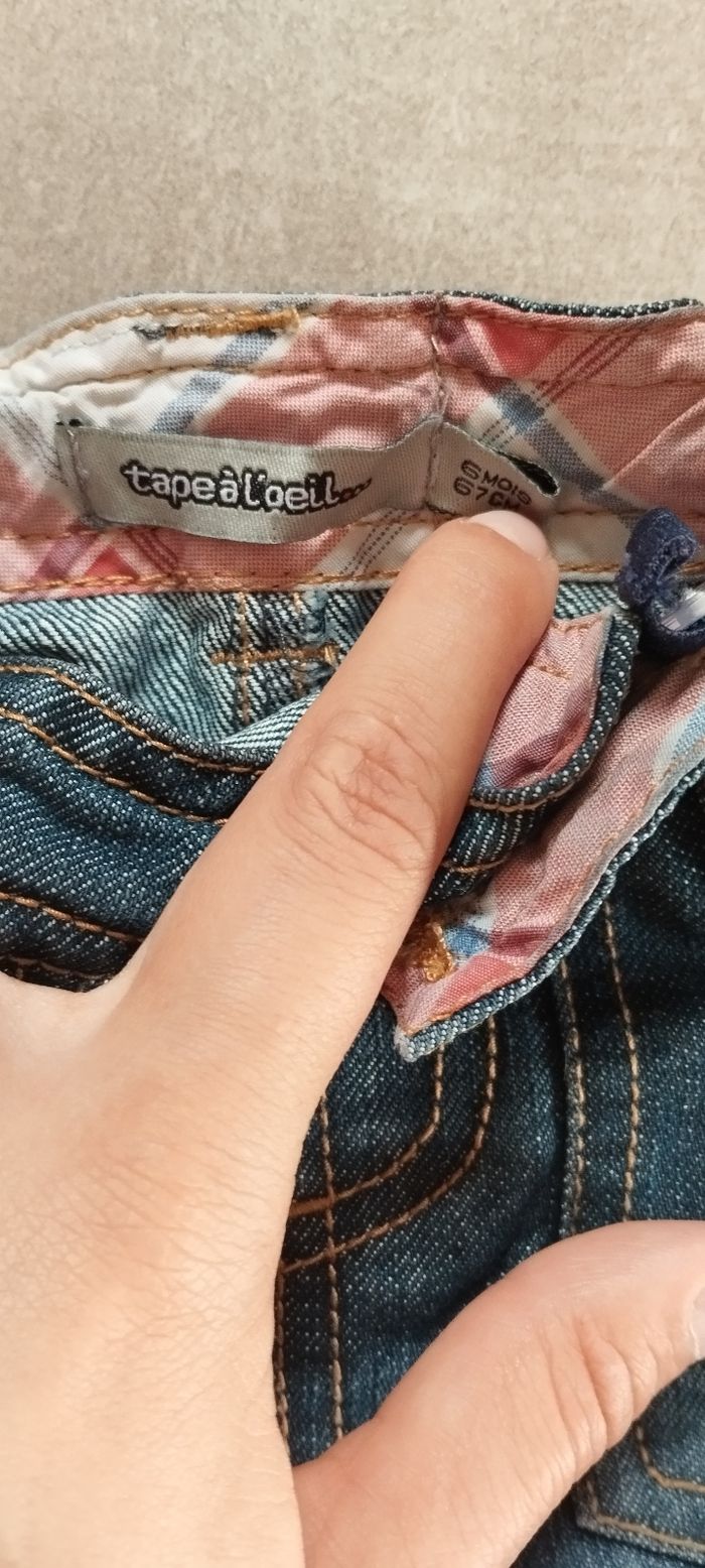 Jean garçon 6 mois tape à l'œil - photo numéro 4