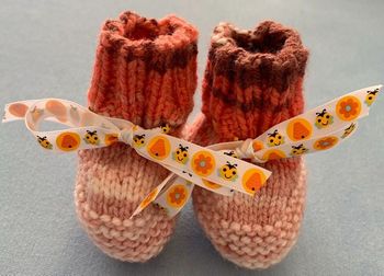 Chaussons au tricot 0-3 mois