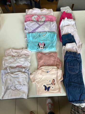 Lot de vêtement bébé fille