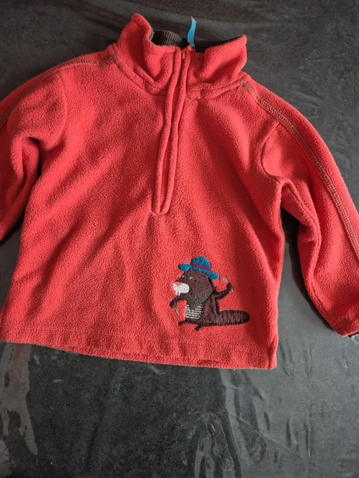 Pull polaire avec ouverture au col - photo numéro 2