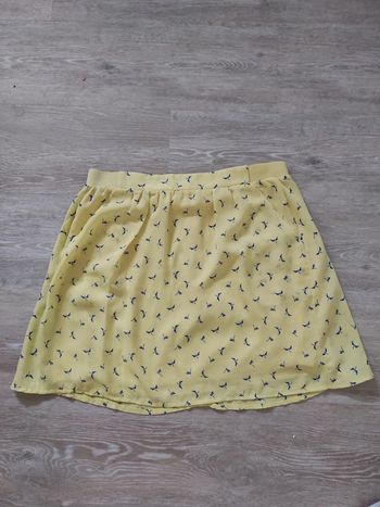 Jupe patineuse jaune taille M/L