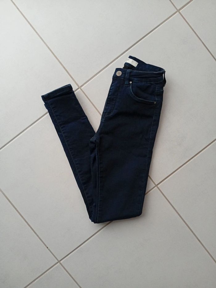 Jean skinny Nina Carter Taille 34 bleu marine - photo numéro 3