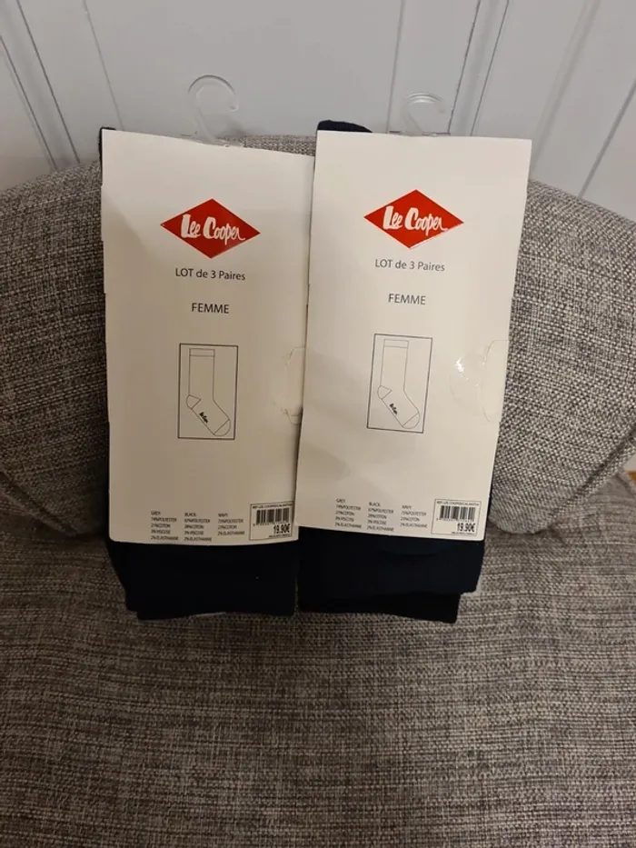 2 lot de chaussettes 39/41  lee cooper - photo numéro 5