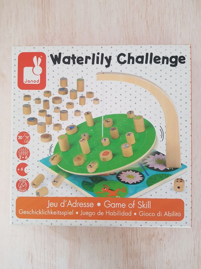 Jeu d'adresse en bois Waterlily challenge Janod - photo numéro 2