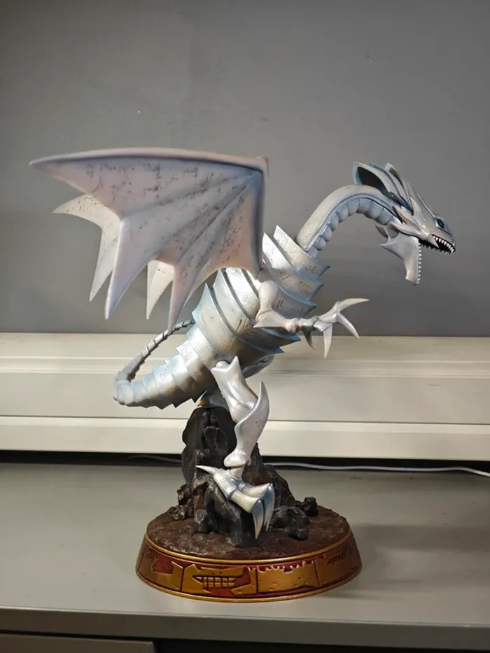 Figurine Yu-Gi-Oh : Blue Eyes White Dragon White Edition F4F 30cm / 55cm - photo numéro 8