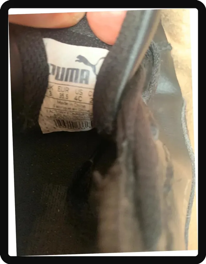 Baskets Puma noires P/35 - photo numéro 7