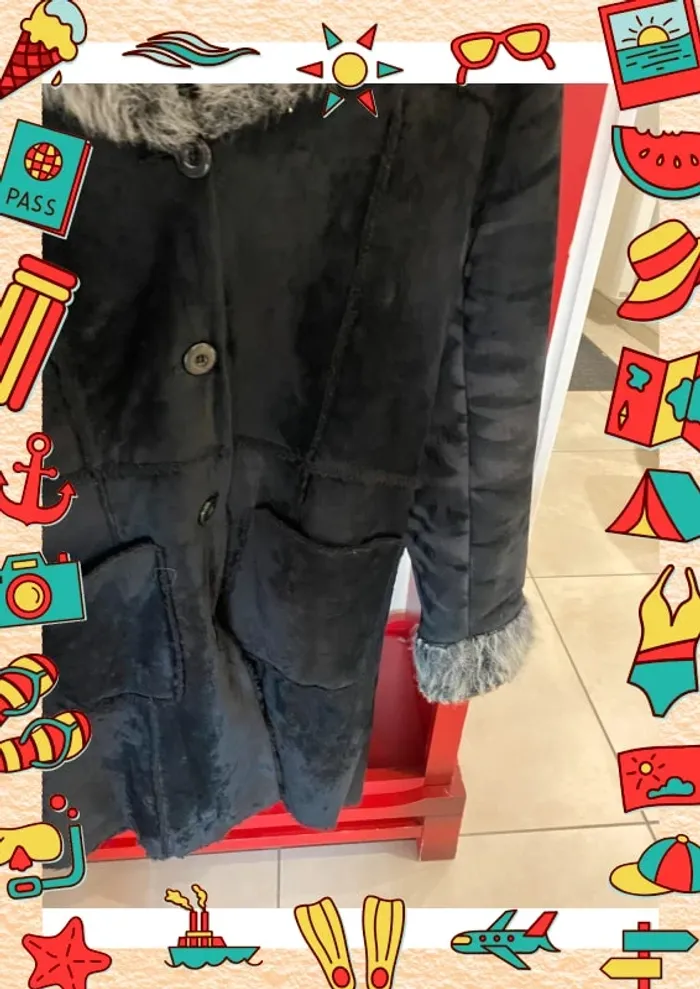 Manteau en fausse fourrure Preference 38 - photo numéro 3