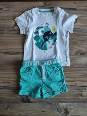 Ensemble maillot manches courtes et shorts
