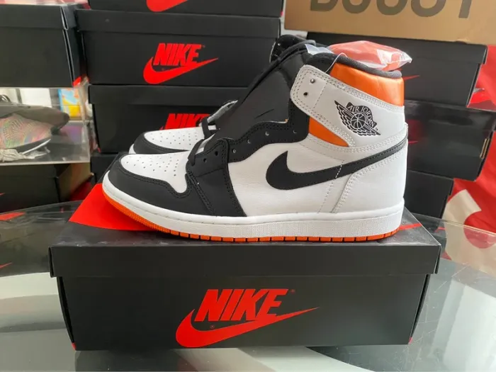 Jordan 1 high retro orange vif - photo numéro 3