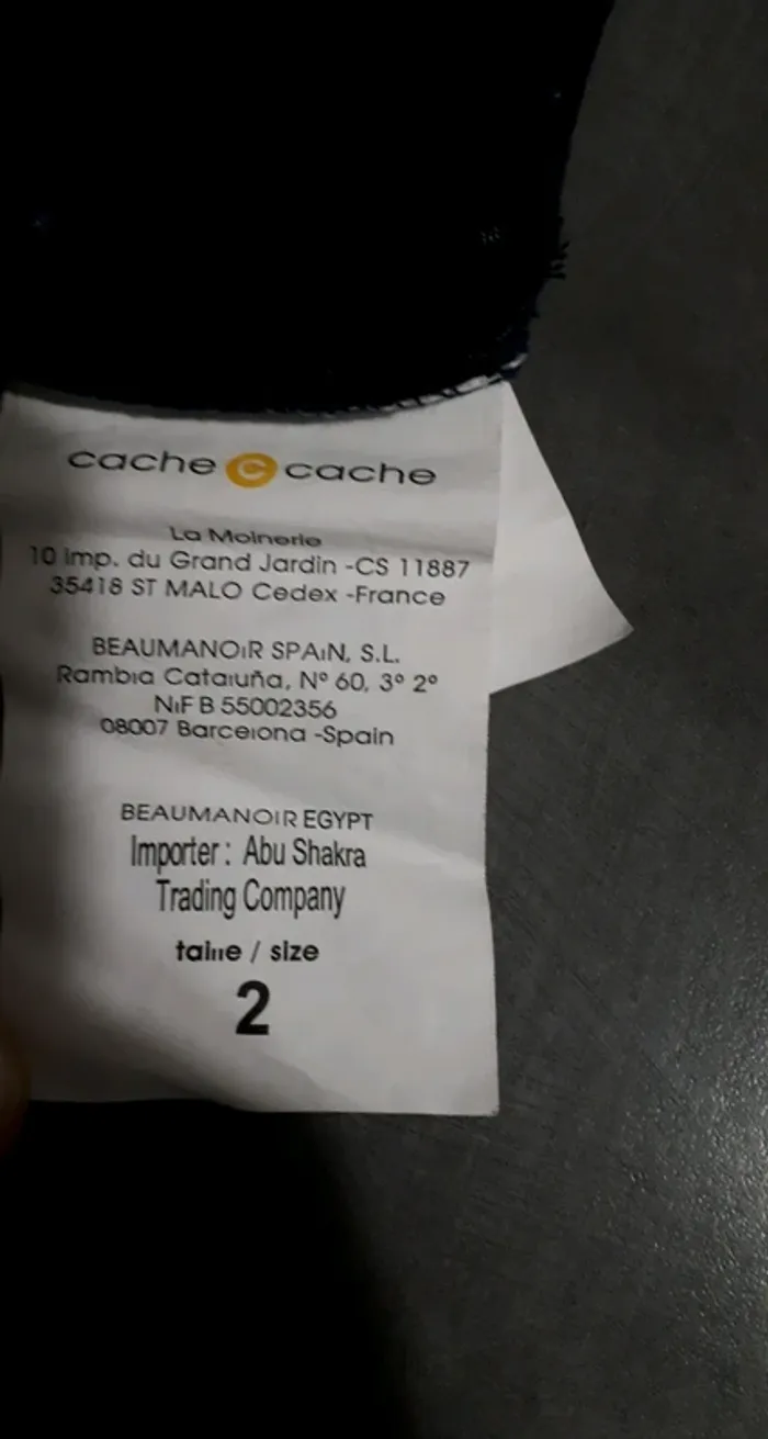 Tee-shirt""cache cache""taille 2 - photo numéro 4