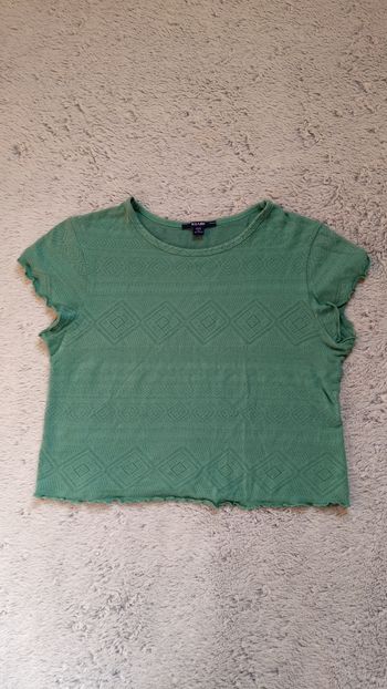 T-shirt vert Kiabi taille XXS