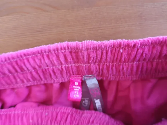 Pantalon velours 9 mois - photo numéro 3