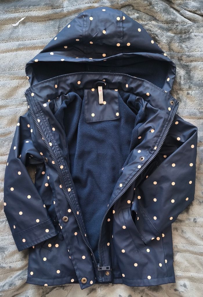 Parka anti-pluie fille 6 ans