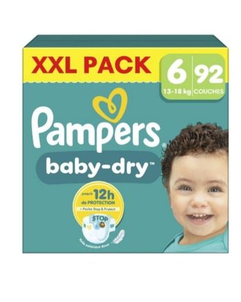 Pampers baby dry taille 6
