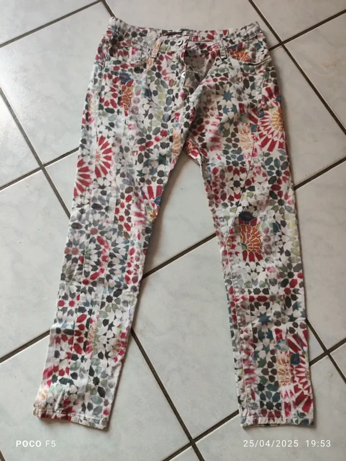 Pantalon multicolore taille 40  please - photo numéro 2