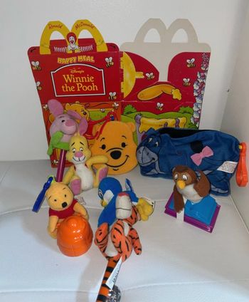 Lot jouets Disney Winnie l’ourson McDonald’s happy meal