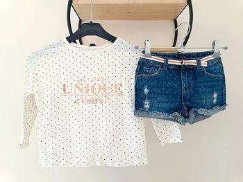 4 ans ensemble Kiabi teeshirt et short