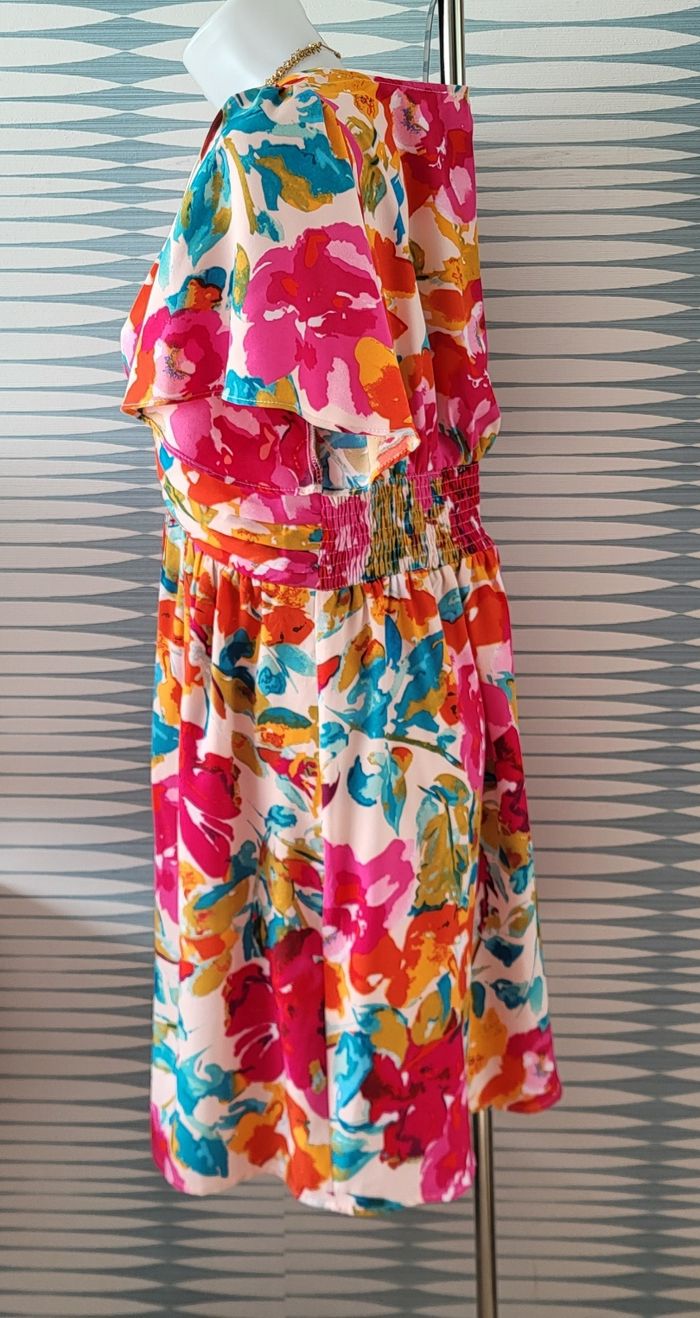 Robe courte imprimée taille XL By One by Loïcia Curve neuve avec étiquette - photo numéro 6