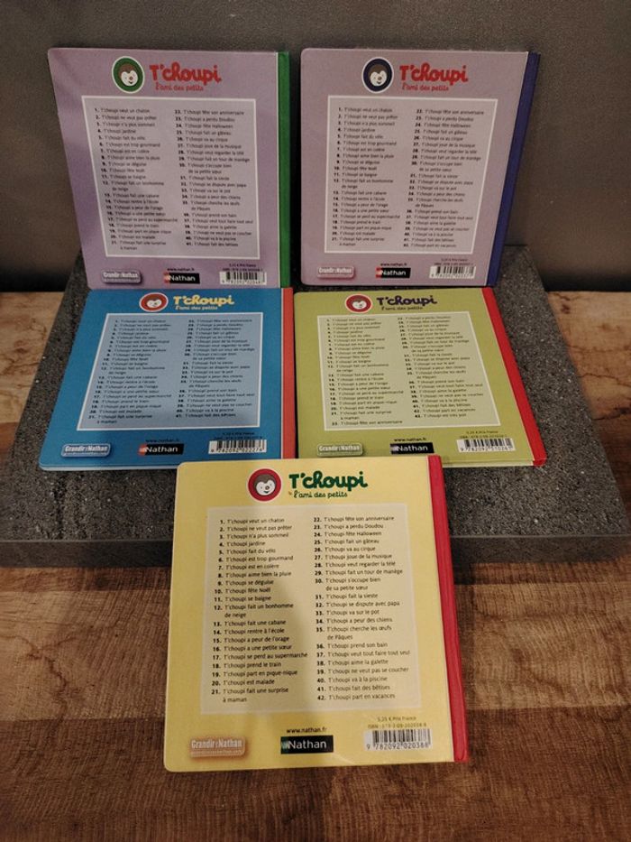Lot de 5 livres T'choupi - photo numéro 3