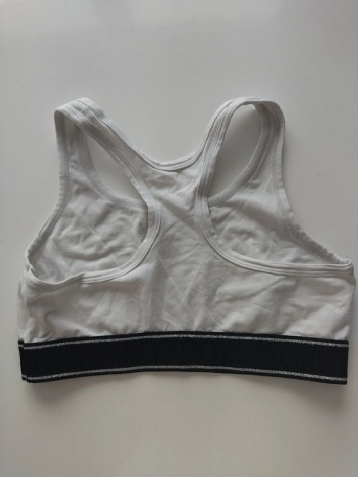 Brassière de sport blanche et noire Taille S - photo numéro 2