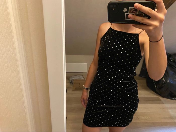 Robe femme courte à paillettes soirée - photo numéro 3