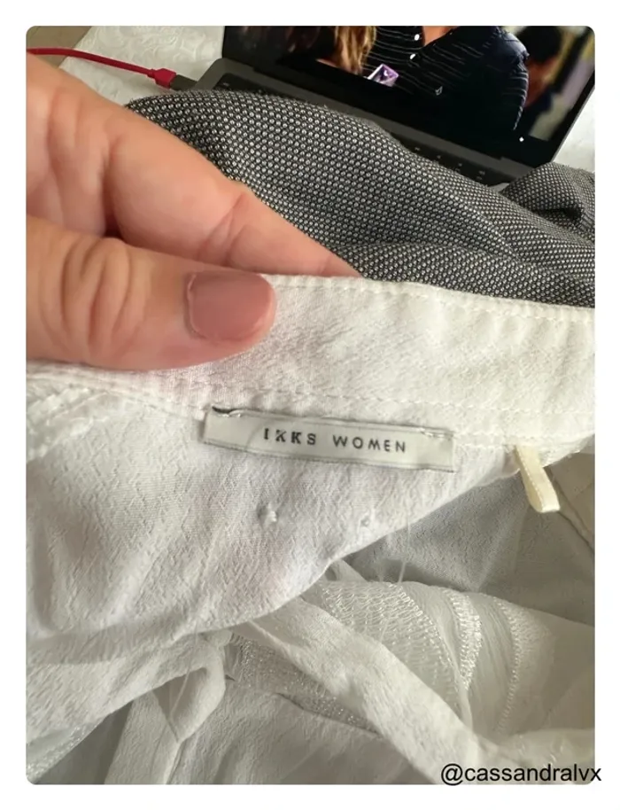 Chemise blouse blanche - IKKS - photo numéro 4