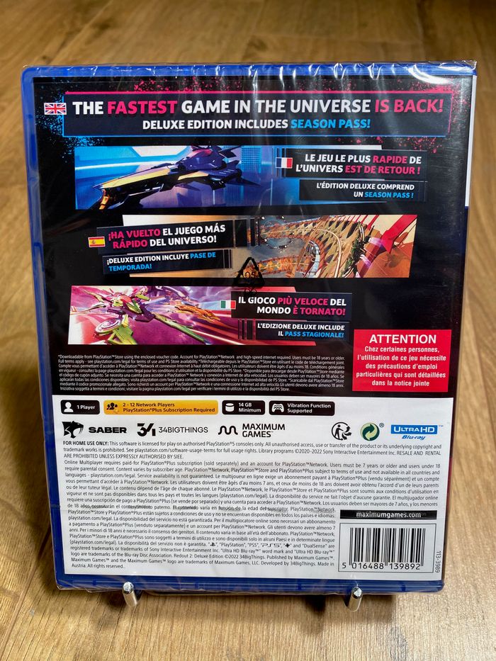 Redout 2 deluxe edition - PS5 - jeu neuf - photo numéro 2