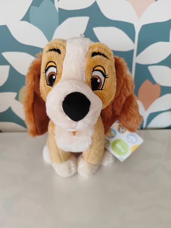 Peluche belle et le clochard Disney