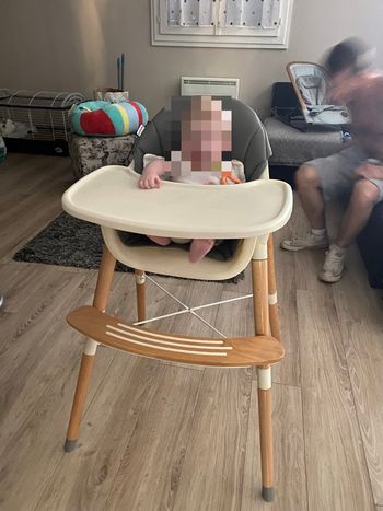 Chaise haute verbaudet évolutive