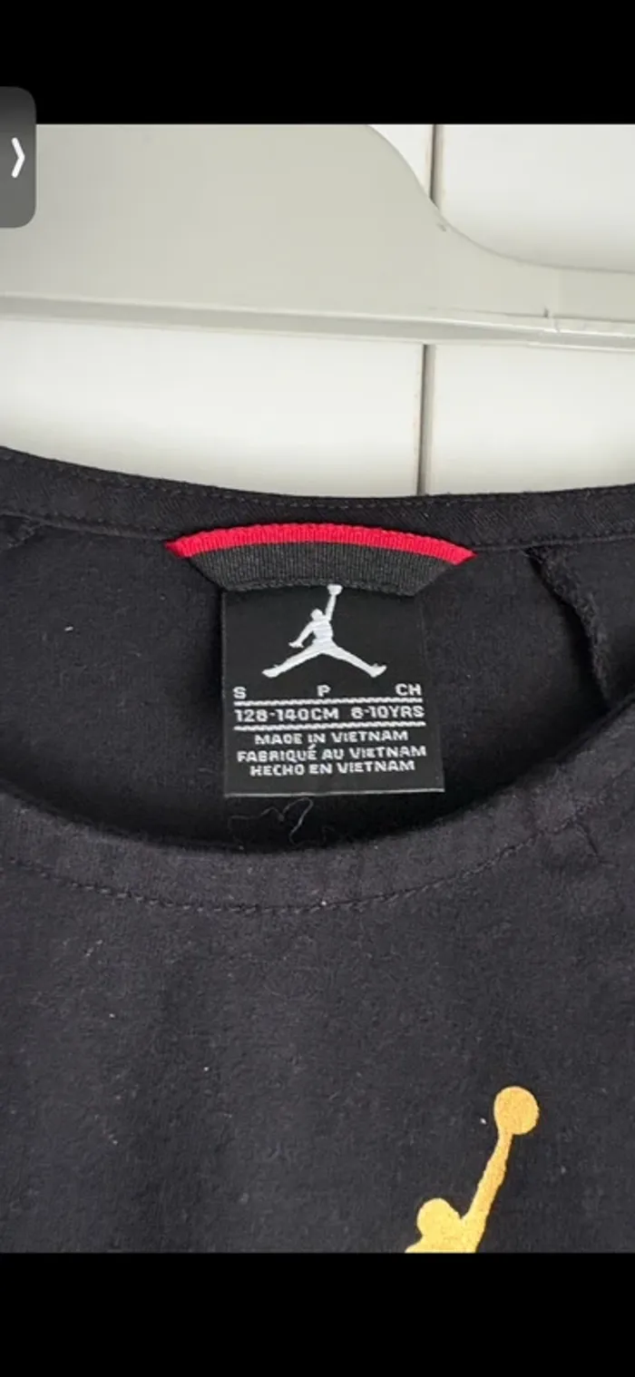 Robe noir Jordan taille 8/10 ans fille - photo numéro 2