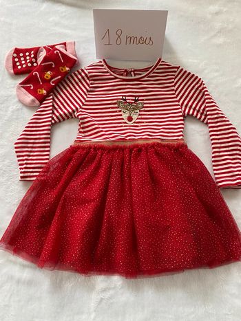 Robe de Noël, 18 mois