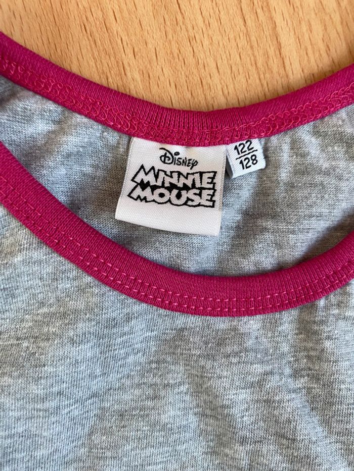 Joli débardeur gris et rose « Minnie » T. 7-8 ans/122-128 cm fille neuf - photo numéro 5