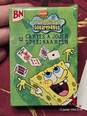 Jeux de cartes avec Bob l'éponge