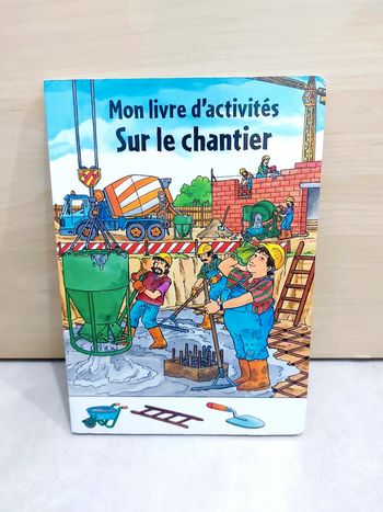 📚 Livre jeux géant : Mon livre d'activités sur le chantier