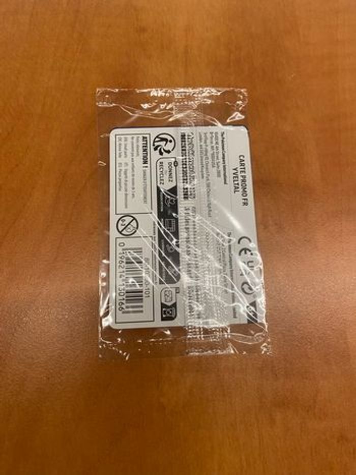 Carte promo yveltal stamp mega evolution - photo numéro 2