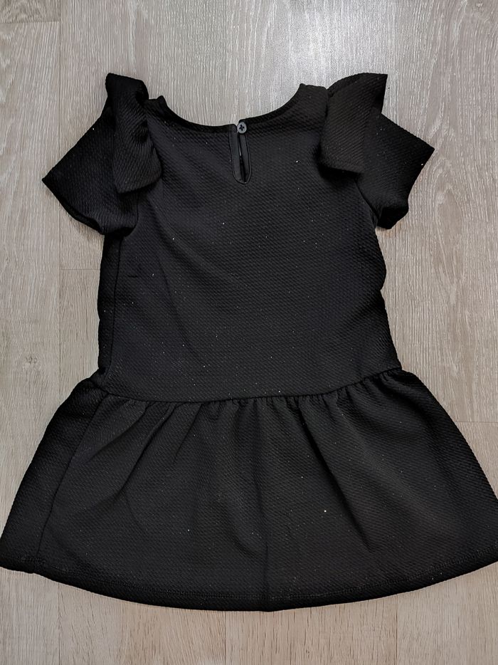Robe de soirée noire à paillettes, bébé filles 3 ans, Tex, neuve - photo numéro 4