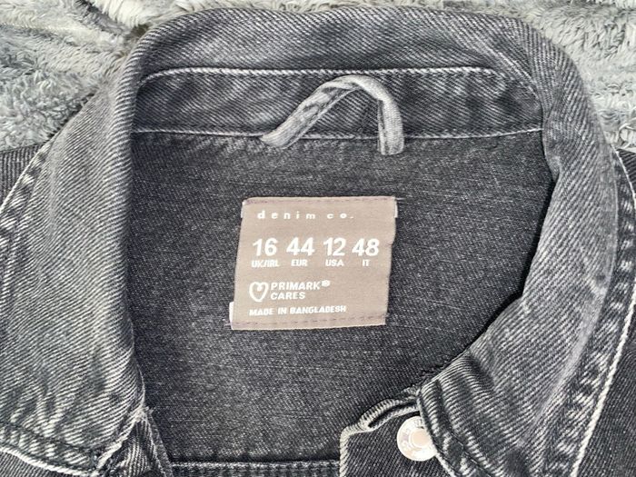 Veste en jean noir - photo numéro 4
