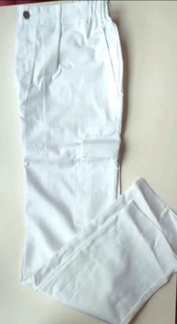 Pantalon de travail blanc neuf taille 2 , Mulliez-Florez