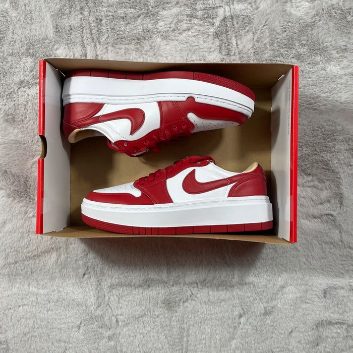 Nike Air Jordan 1 Low « White Fire Red » pointure 42 - photo numéro 17